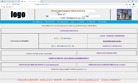 Gestione albo ordini professionali